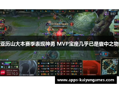 亚历山大本赛季表现神勇 MVP宝座几乎已是囊中之物